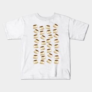 Coffee Cup pattern Kids T-Shirt